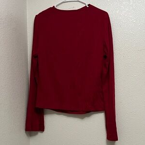 Elegant Red Women's Top